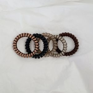 5pc Brunette Hair Coil Set